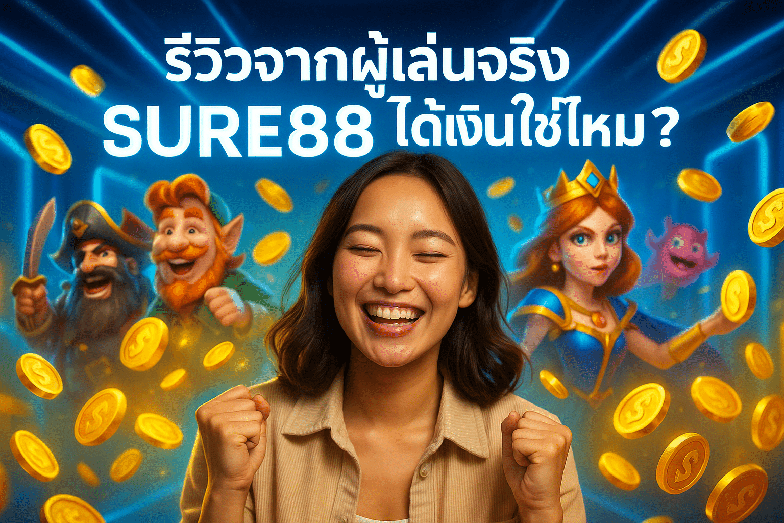 รีวิวจากผู้เล่นจริง SURE88 ได้เงินใช่ไหม?
