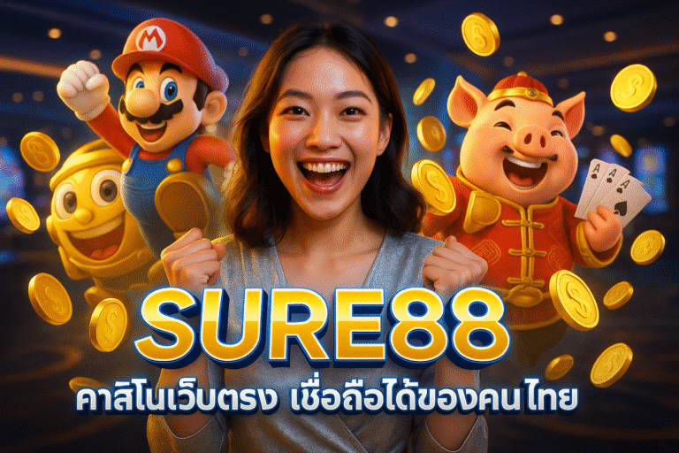 SURE88 คาสิโนเว็บตรง เชื่อถือได้ของคนไทย
