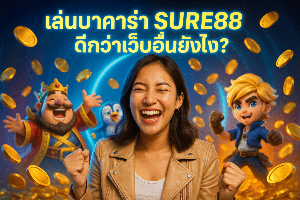 เล่นบาคาร่า SURE88 ดีกว่าเว็บอื่นยังไง?