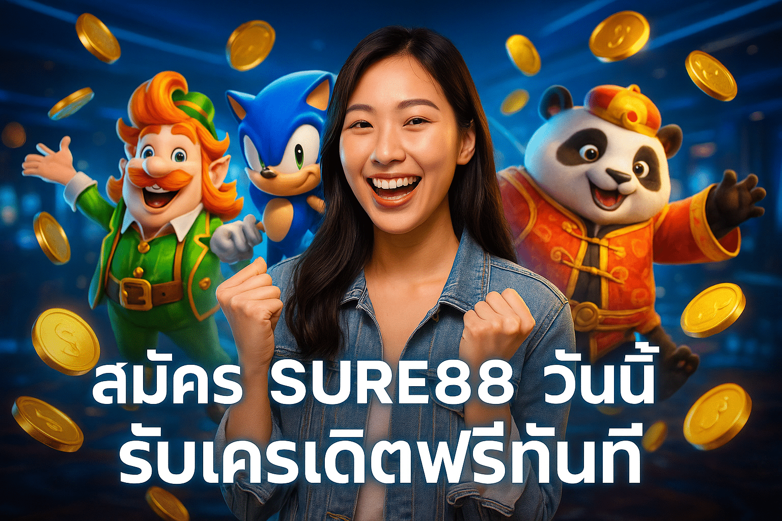 สมัคร SURE88 วันนี้ รับเครดิตฟรีทันที
