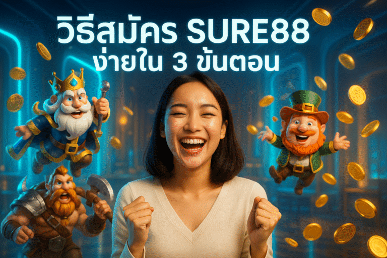 วิธีสมัคร SURE88 ง่ายใน 3 ขั้นตอน